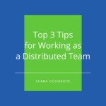 Working as a Distributed Team