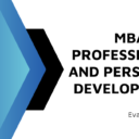 MBA FOR PROFESSIONAL AND PERSONAL DEVELOPMENT
